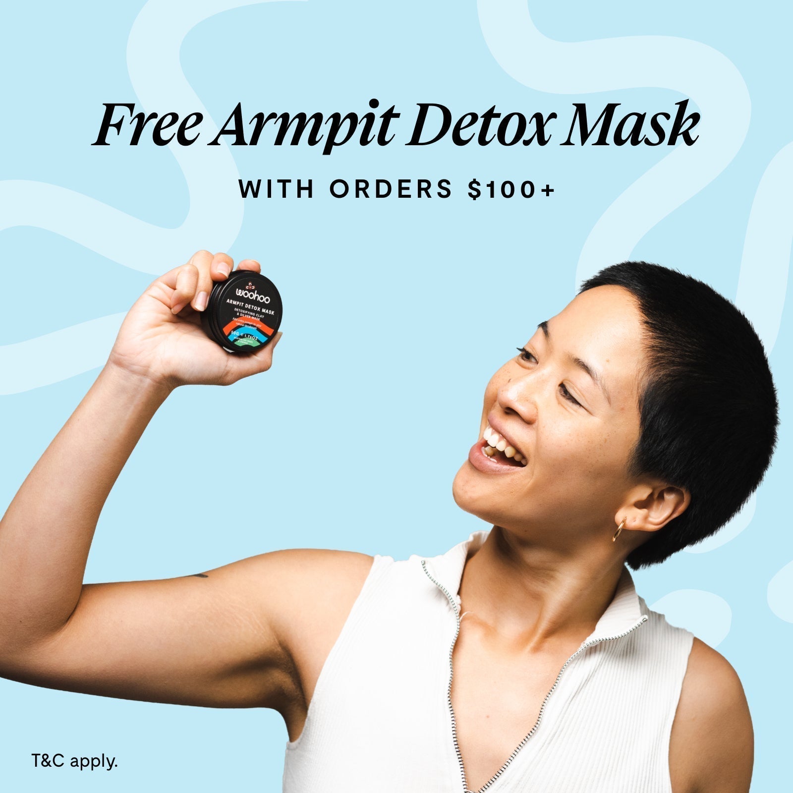 Free Armpit Detox Mask with orders over $100