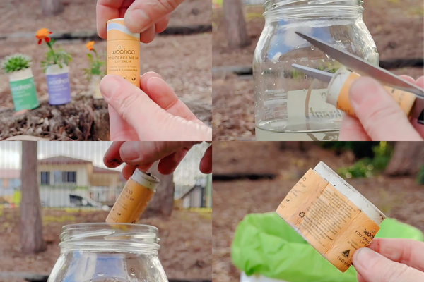 From armpit to compost pit – how to compost your Woohoo cardboard tube