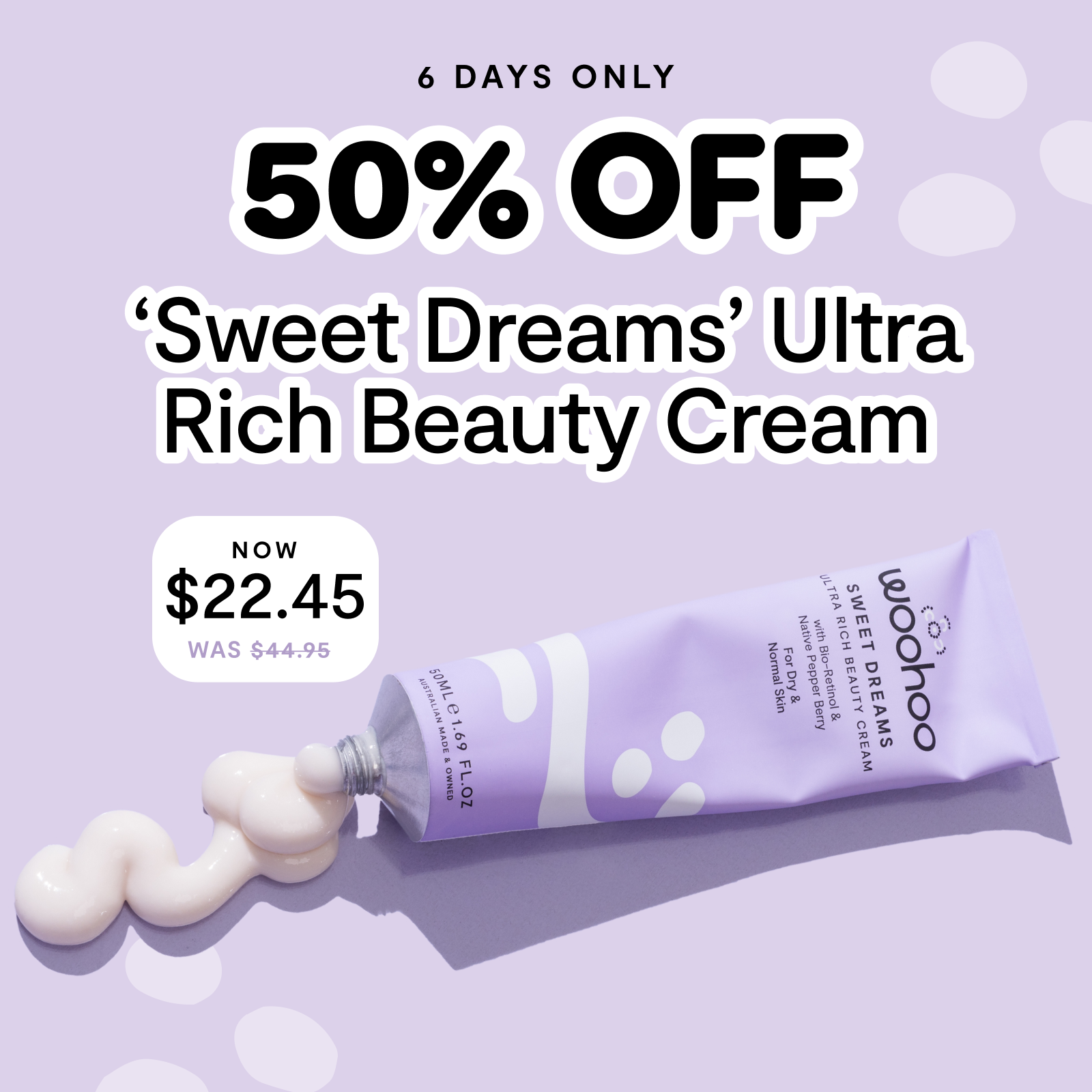 50% off Night Cream