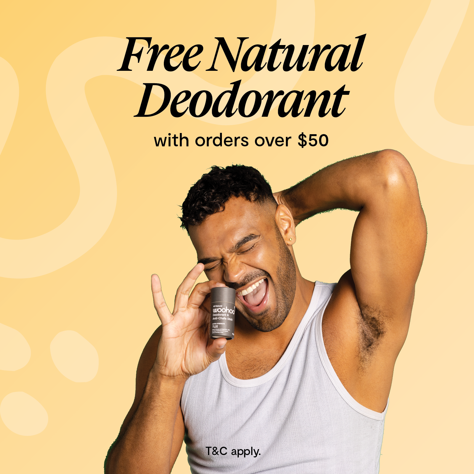 Free "Tux" Natural Deodorant with orders $50+