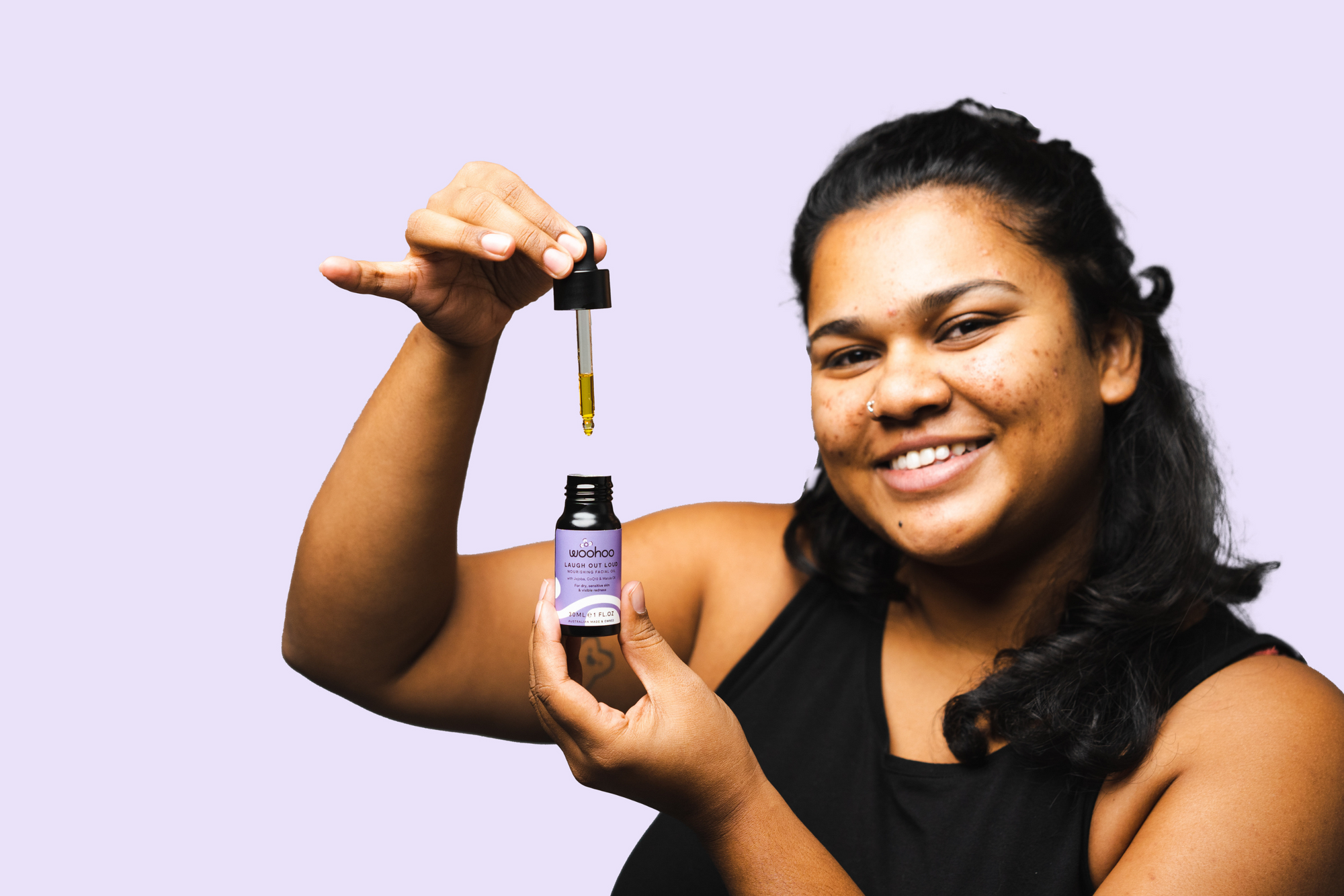 How to use your 'Laugh Out Loud' Nourishing Facial Oil