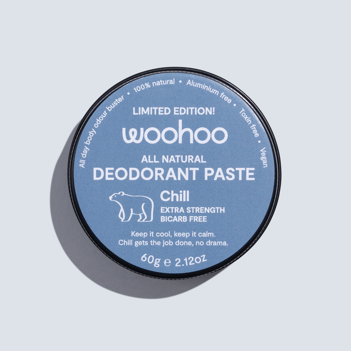 Woohoo Natural Deodorant Paste 60g - Factory 2nds