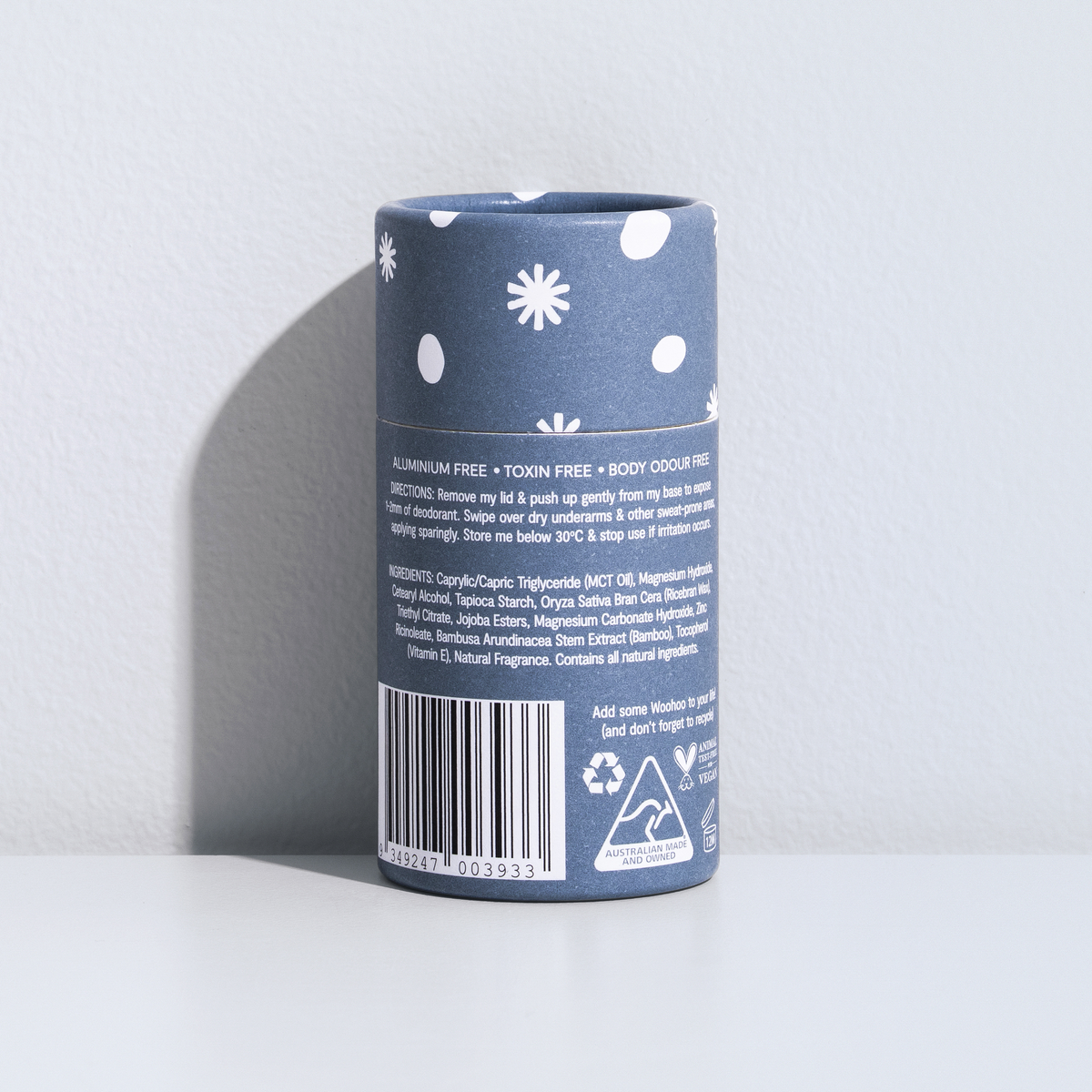 Woohoo Natural Deodorant &amp; Anti-Chafe Stick (Chill) 60g