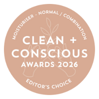 EDITOR'S CHOICE - Best Moisturiser for Normal/Combination Skin - Clean + Conscious Awards 2026