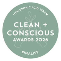 FINALIST - Best Hyaluronic Acid Serum - Clean + Conscious Awards 2026
