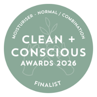 FINALIST - Best Moisturiser for Normal/Combination Skin - Clean + Conscious Awards 2026