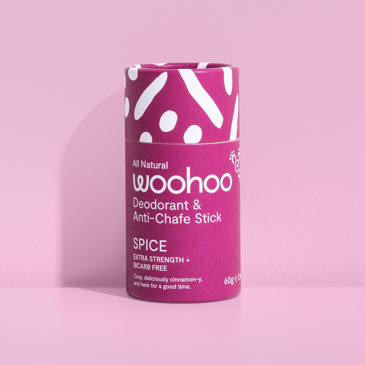 Woohoo Natural Deodorant &amp; Anti-Chafe Stick (Spice) 60g