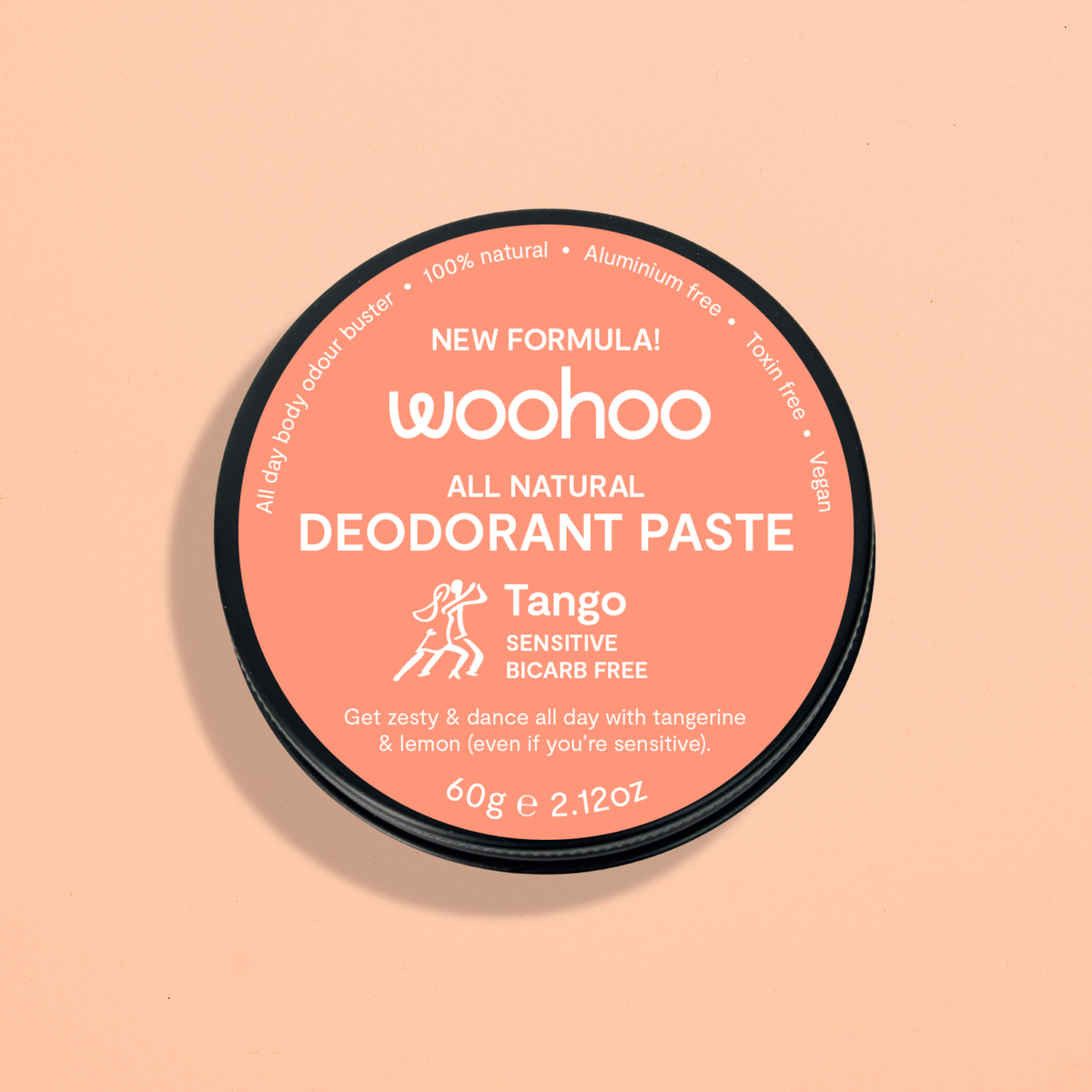 Woohoo Natural Deodorant Paste 60g - Factory 2nds