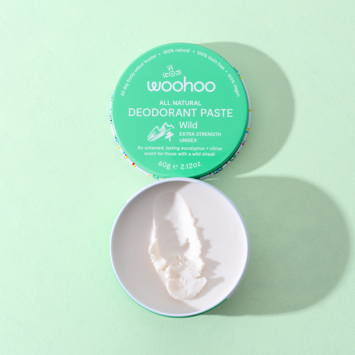 Woohoo All Natural Deodorant Paste (Wild) 60g