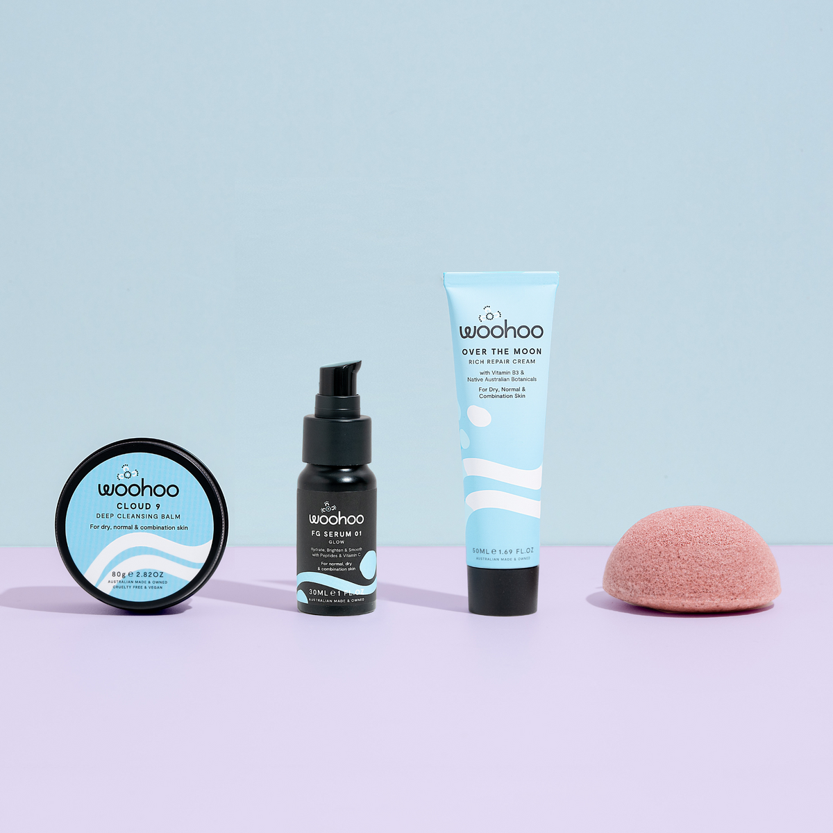 &#39;Hydrate + Nourish&#39; 3 Step Face Bundle (for Normal / Dry skin)