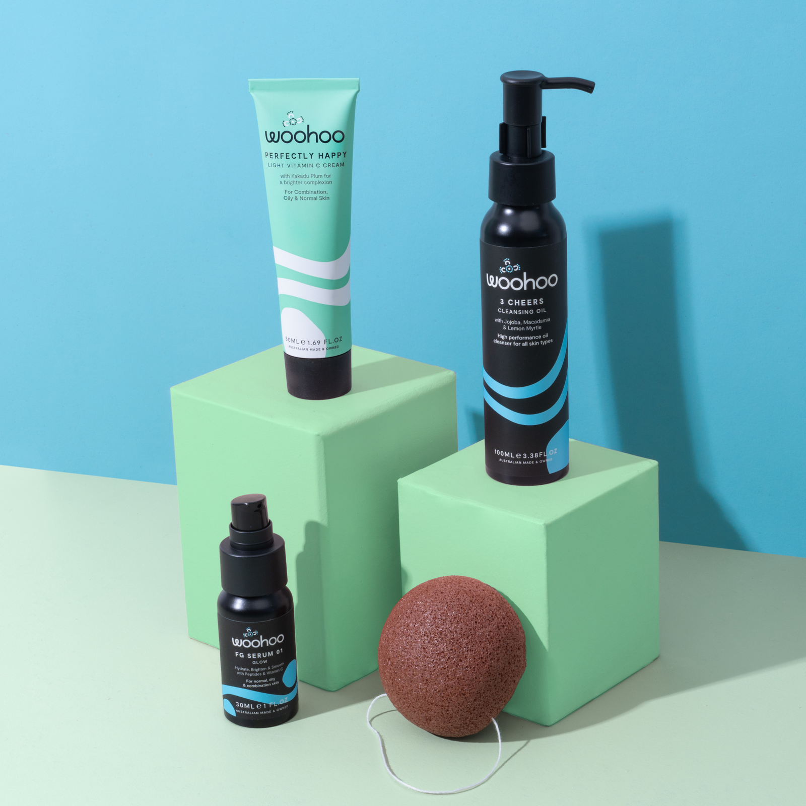 'Balance + Glow' 3 Step Face Bundle (for Combination skin)