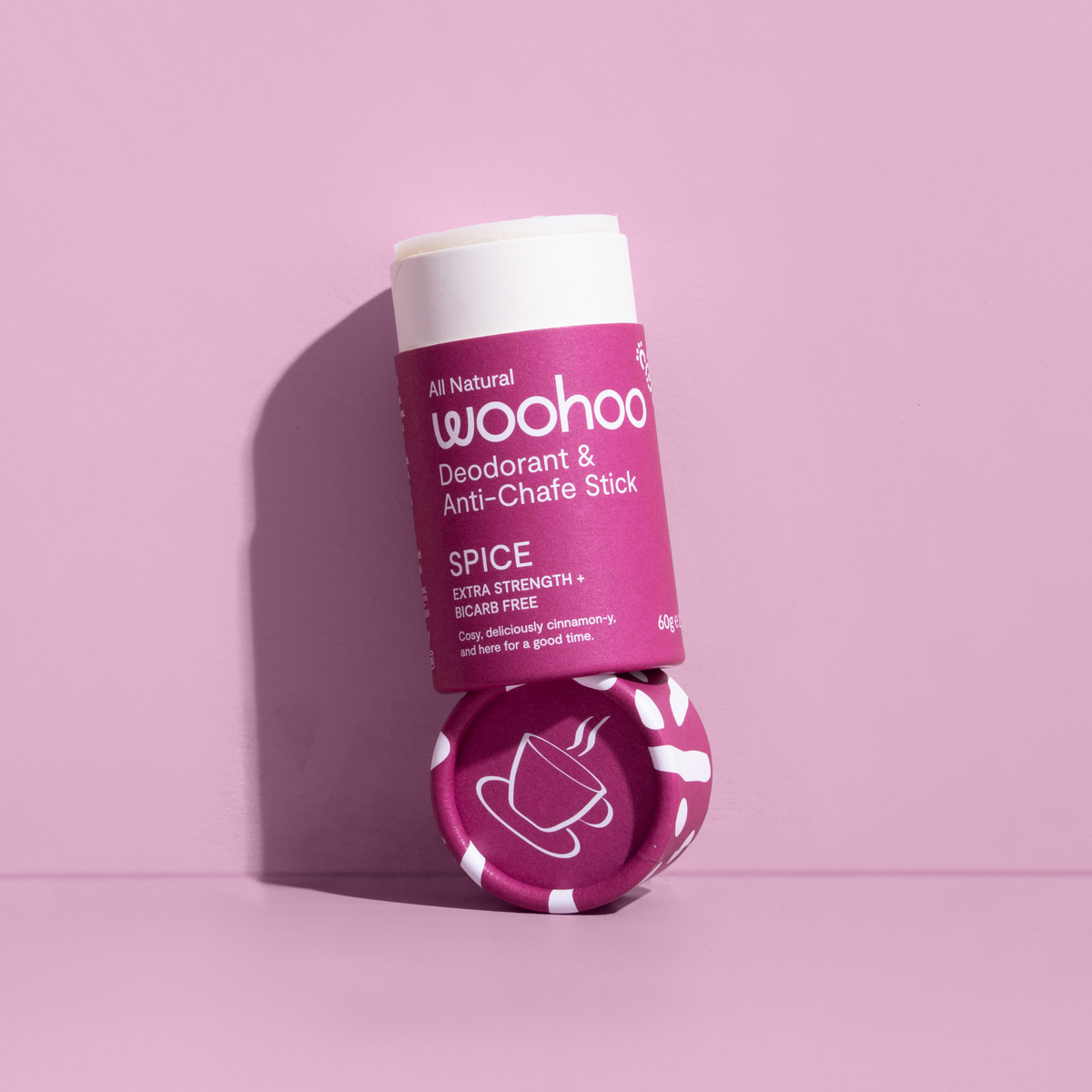 Woohoo Natural Deodorant &amp; Anti-Chafe Stick (Spice) 60g