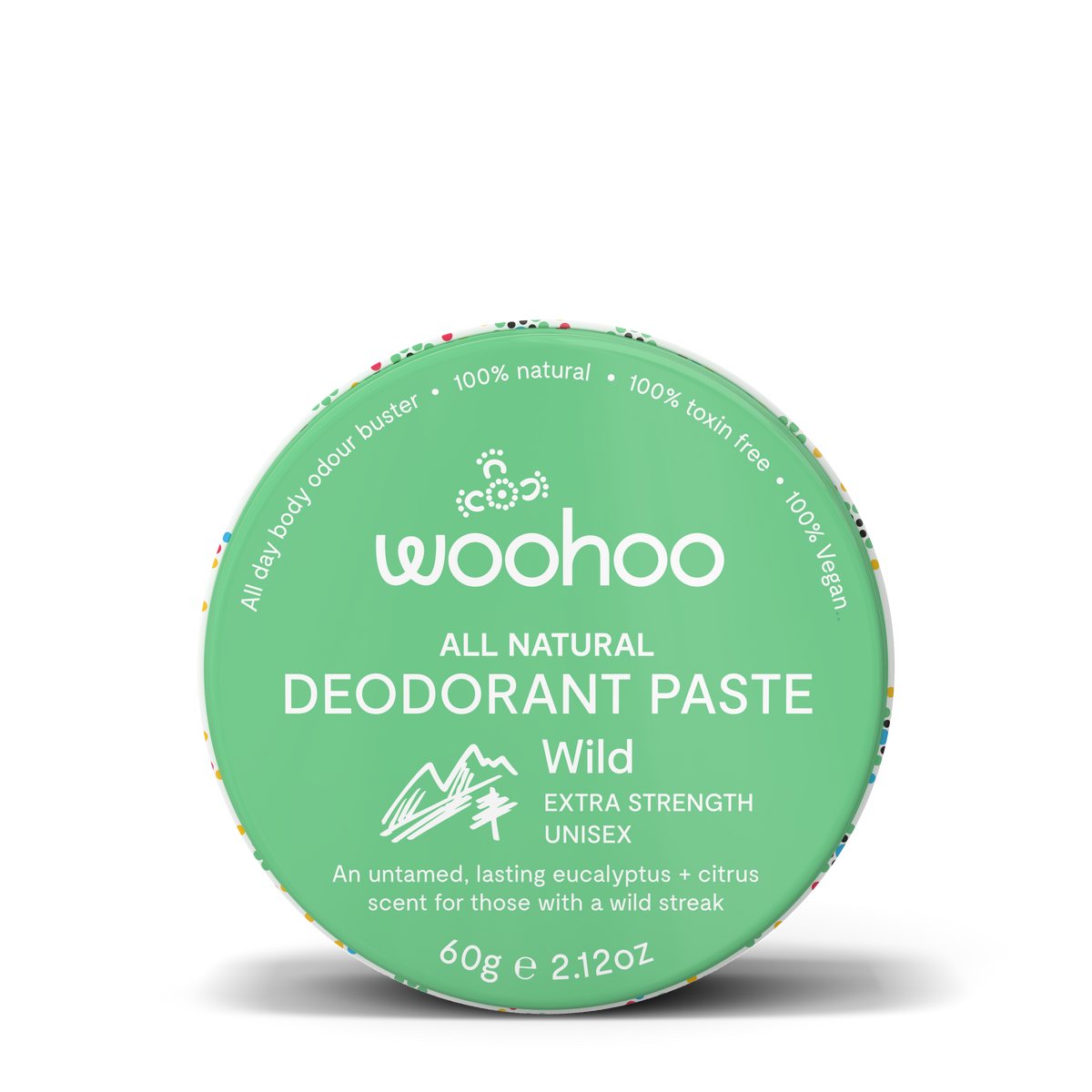 Woohoo All Natural Deodorant Paste (Wild) 60g