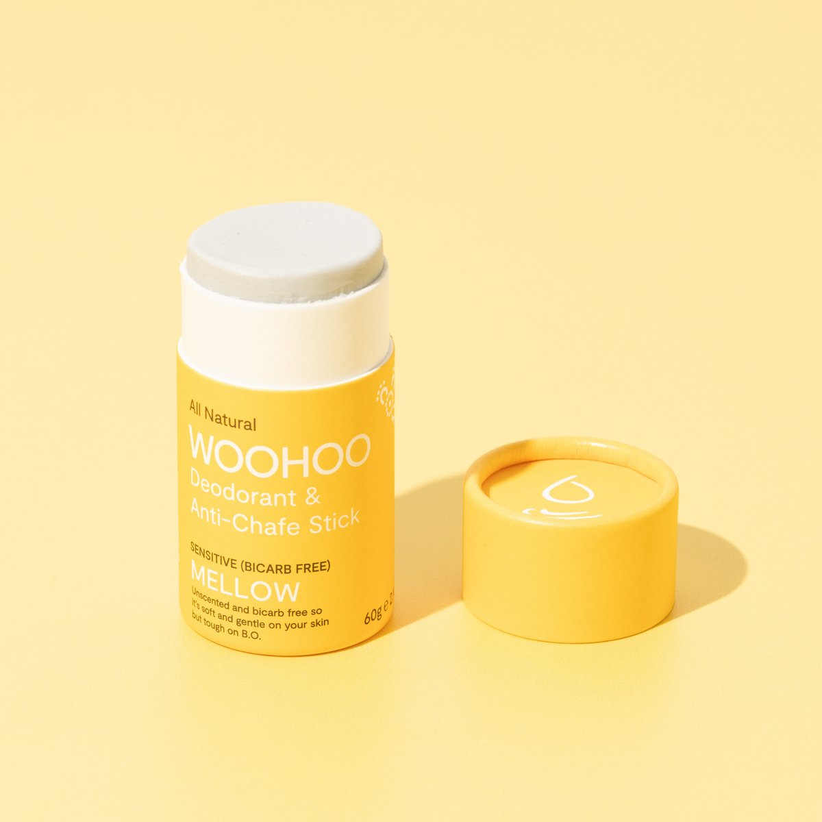 Woohoo Natural Deodorant & Anti-Chafe Stick (Mellow) 60g