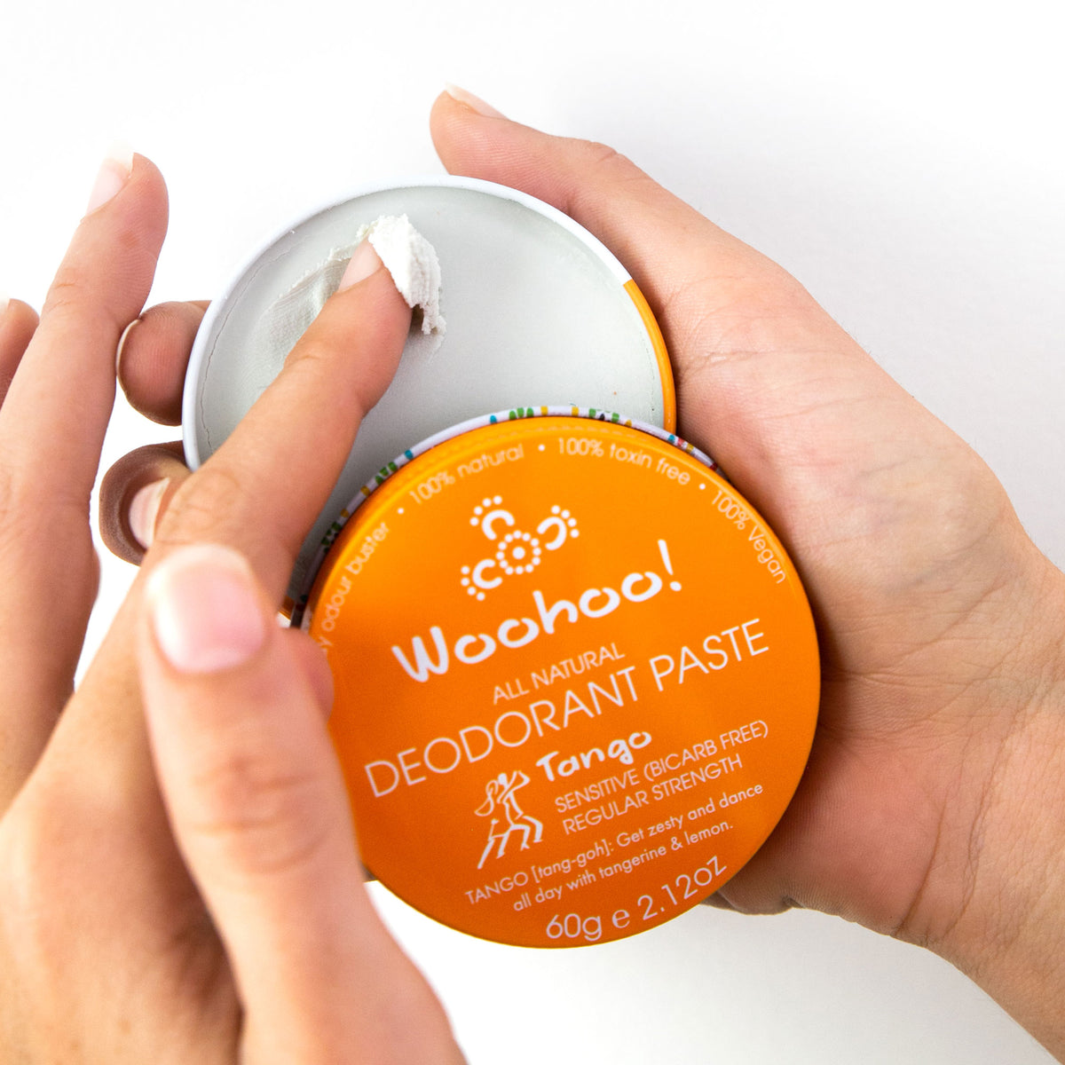 Woohoo All Natural Deodorant Paste (Tango) 60g