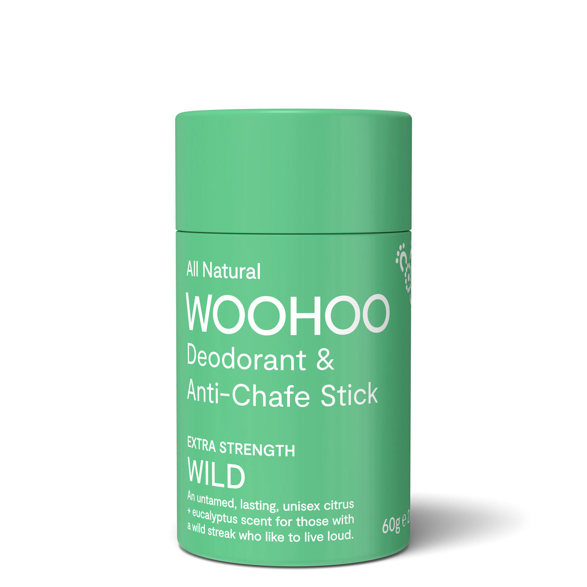 Woohoo Natural Deodorant &amp; Anti-Chafe Stick (Wild) 60g