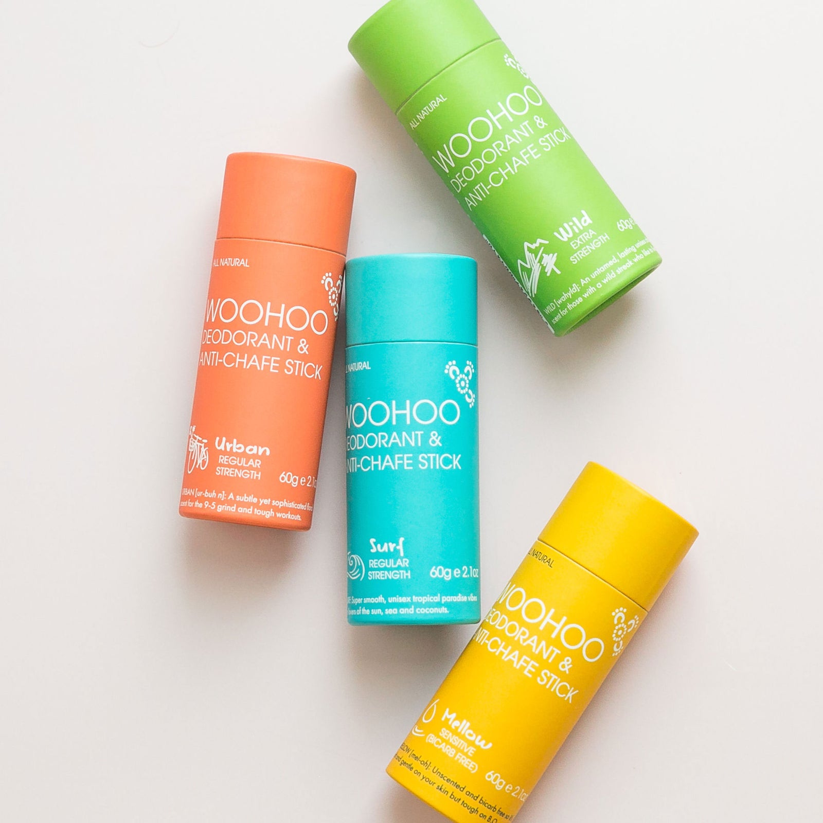 Woohoo Natural Deodorant Stick - Factory 2nds