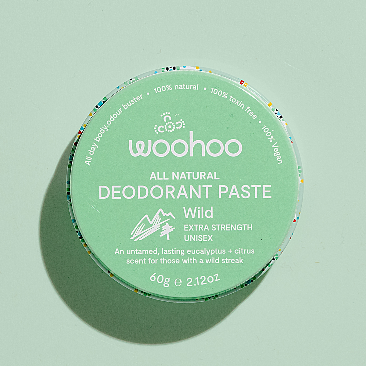 Woohoo All Natural Deodorant Paste (Wild) 60g