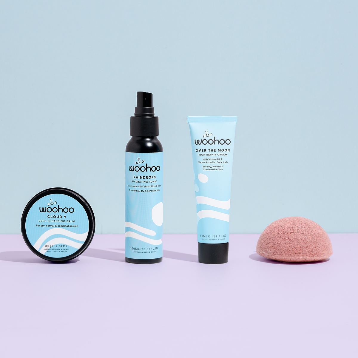 &#39;Hydrate + Nourish&#39; 3 Step Face Bundle (for Normal / Dry skin)