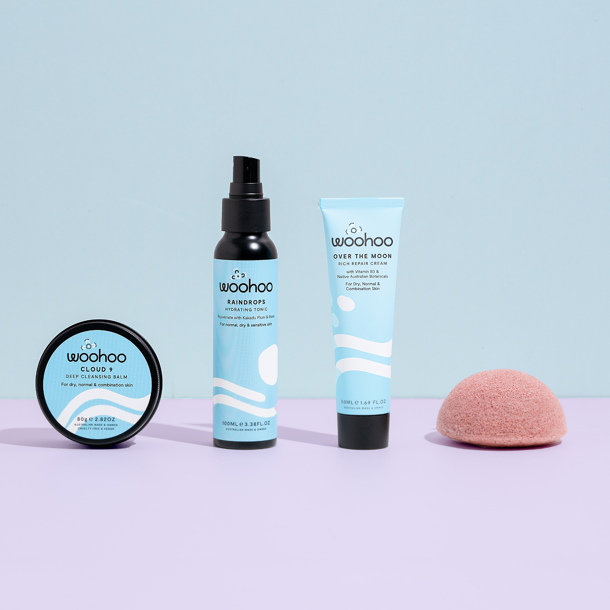 'Hydrate + Nourish' 3 Step Face Bundle (for Normal / Dry skin)