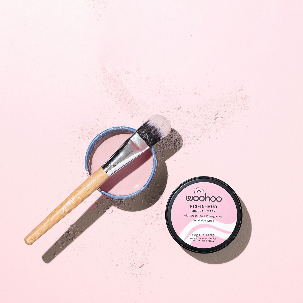 &#39;Mask-a-Palooza&#39; Pink Clay Masking Bundle