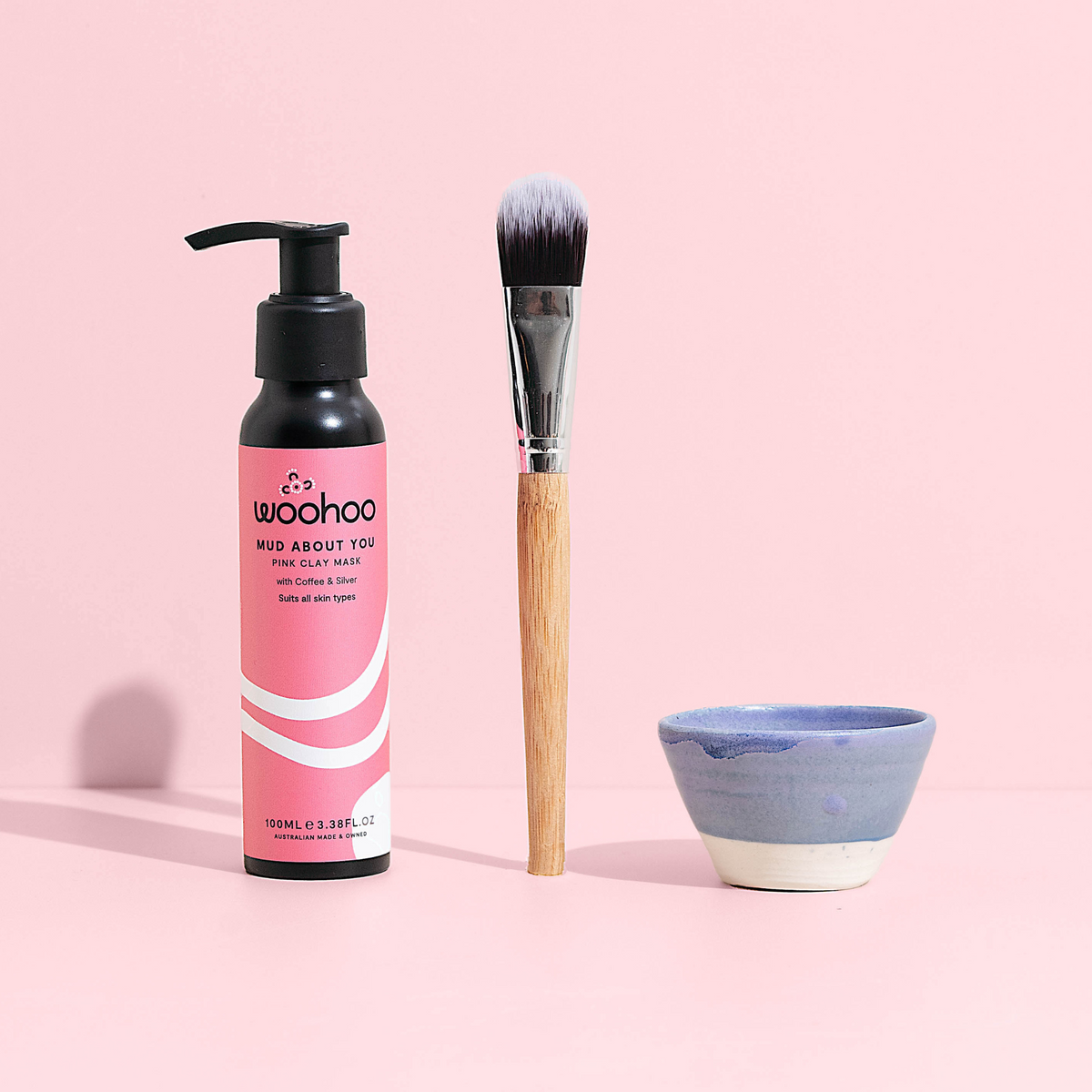 &#39;Mask-a-Palooza&#39; Pink Clay Masking Bundle