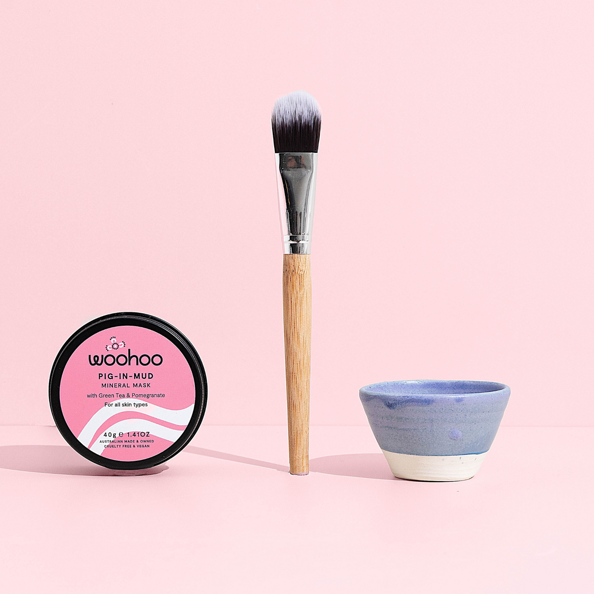 &#39;Mask-a-Palooza&#39; Pink Clay Masking Bundle